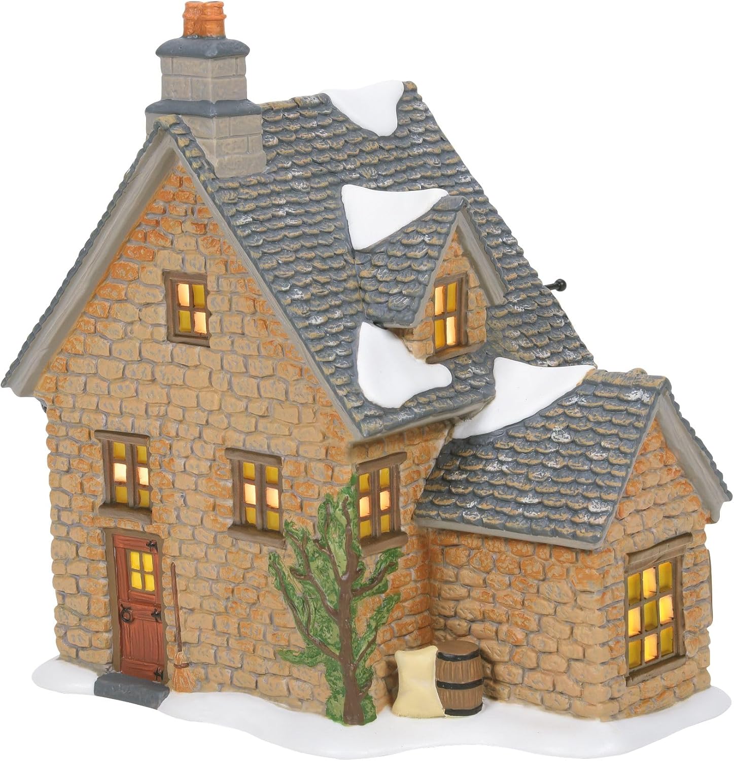 Department 56 Dickens Village Greengrocer Cotswold Lit Building