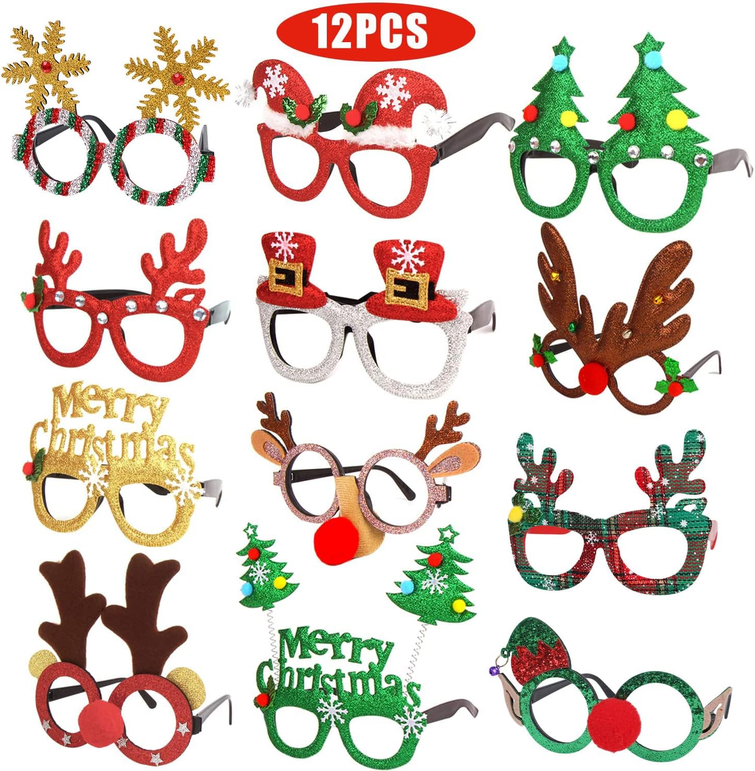 CCINEE Christmas Party Glasses Frames