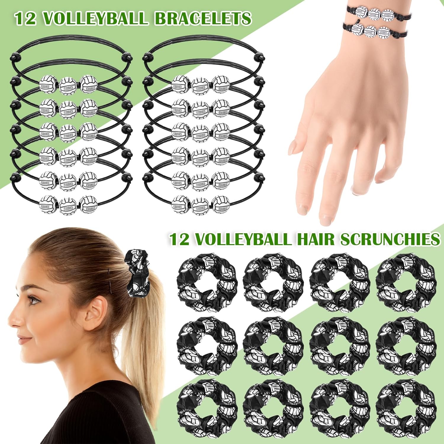MiniInflat 60 Pcs Volleyball Party Favors Multi Item Pack