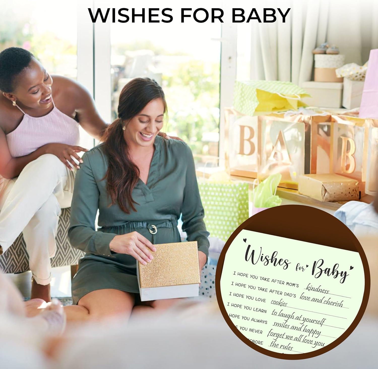 30 Piece Baby Prediction Cards for Baby Shower