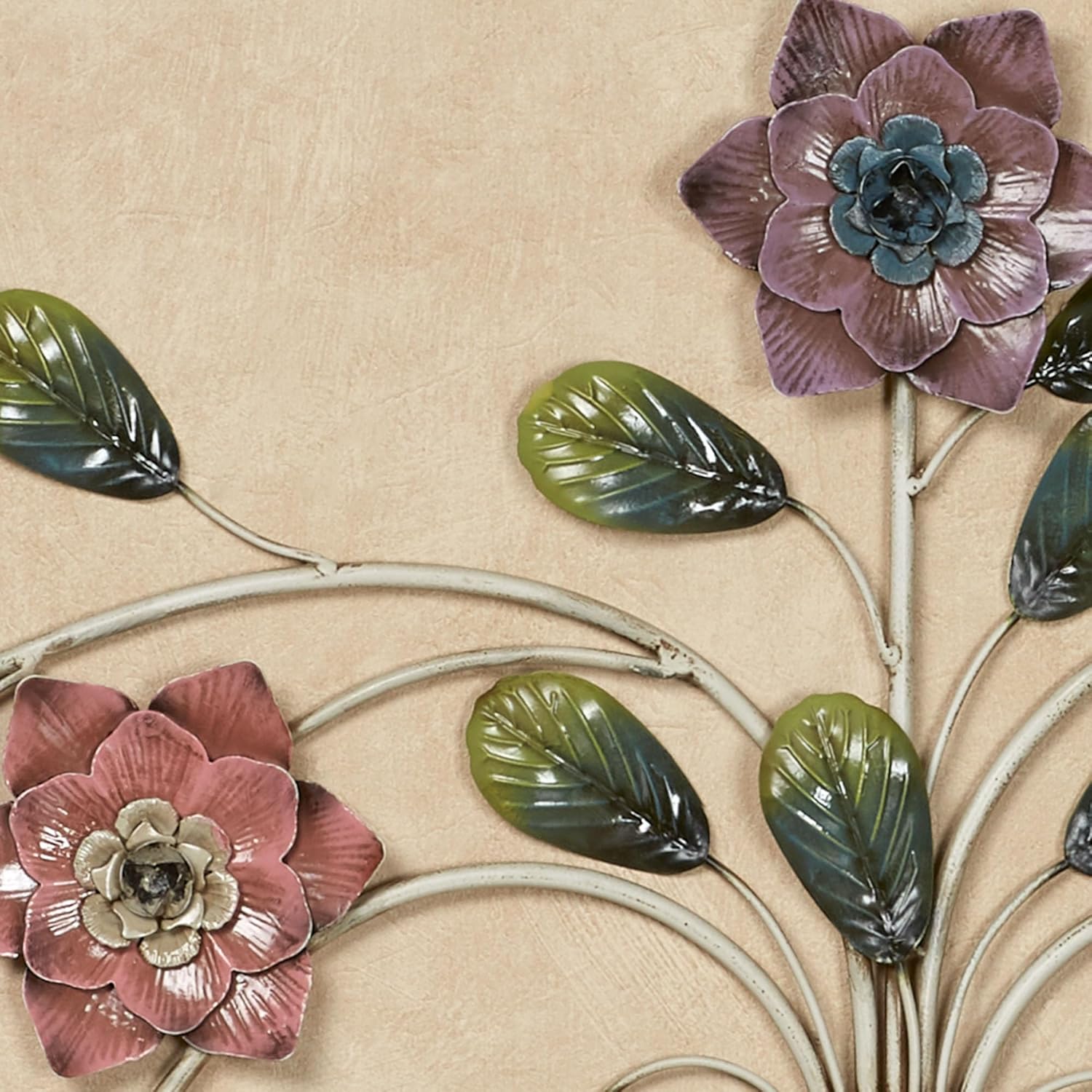 Touch of Class Aldelaid Pastel Floral Vase Wall Sculpture