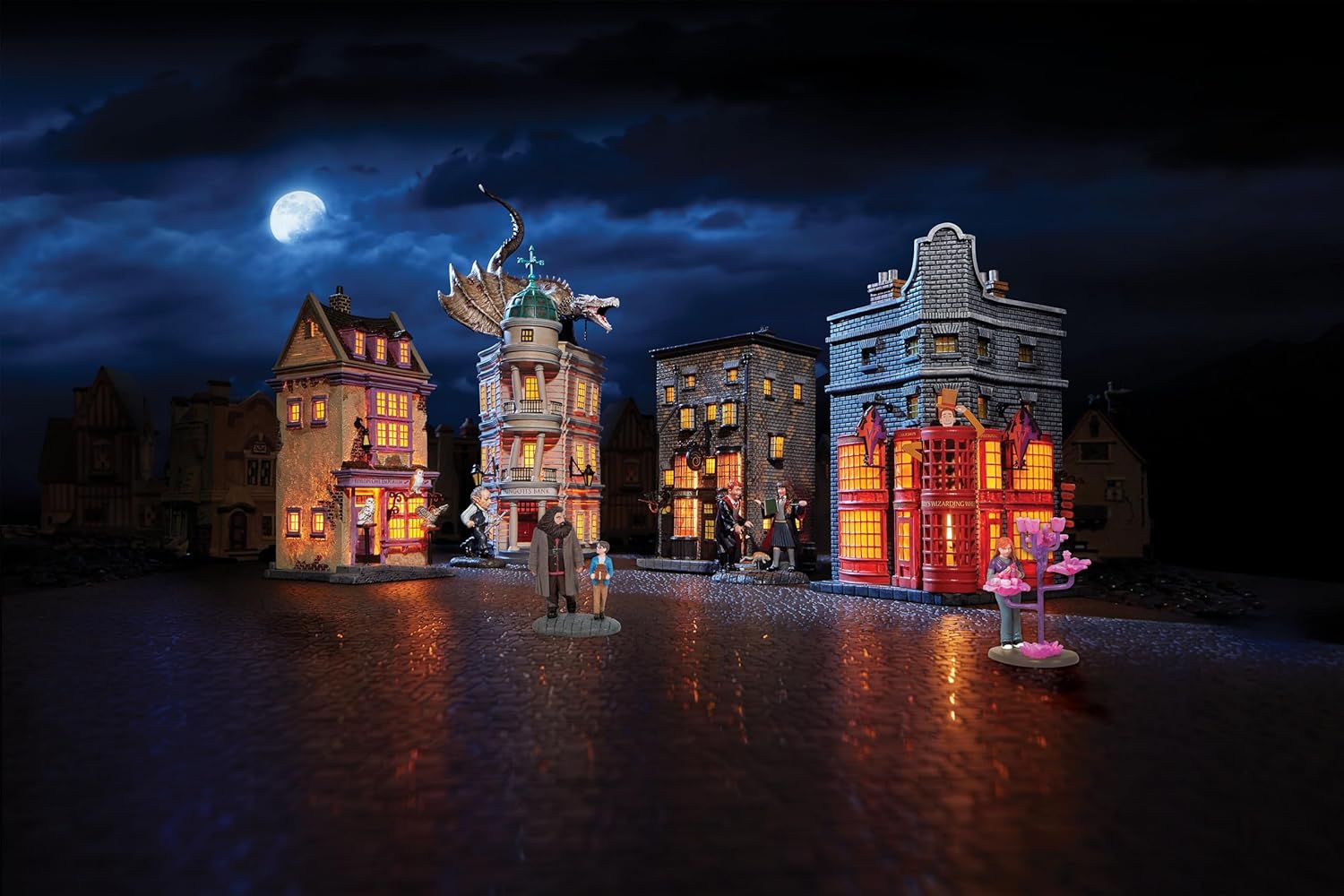 Department 56 Harry Potter Gringotts Bank Lit Building 1016 Inch