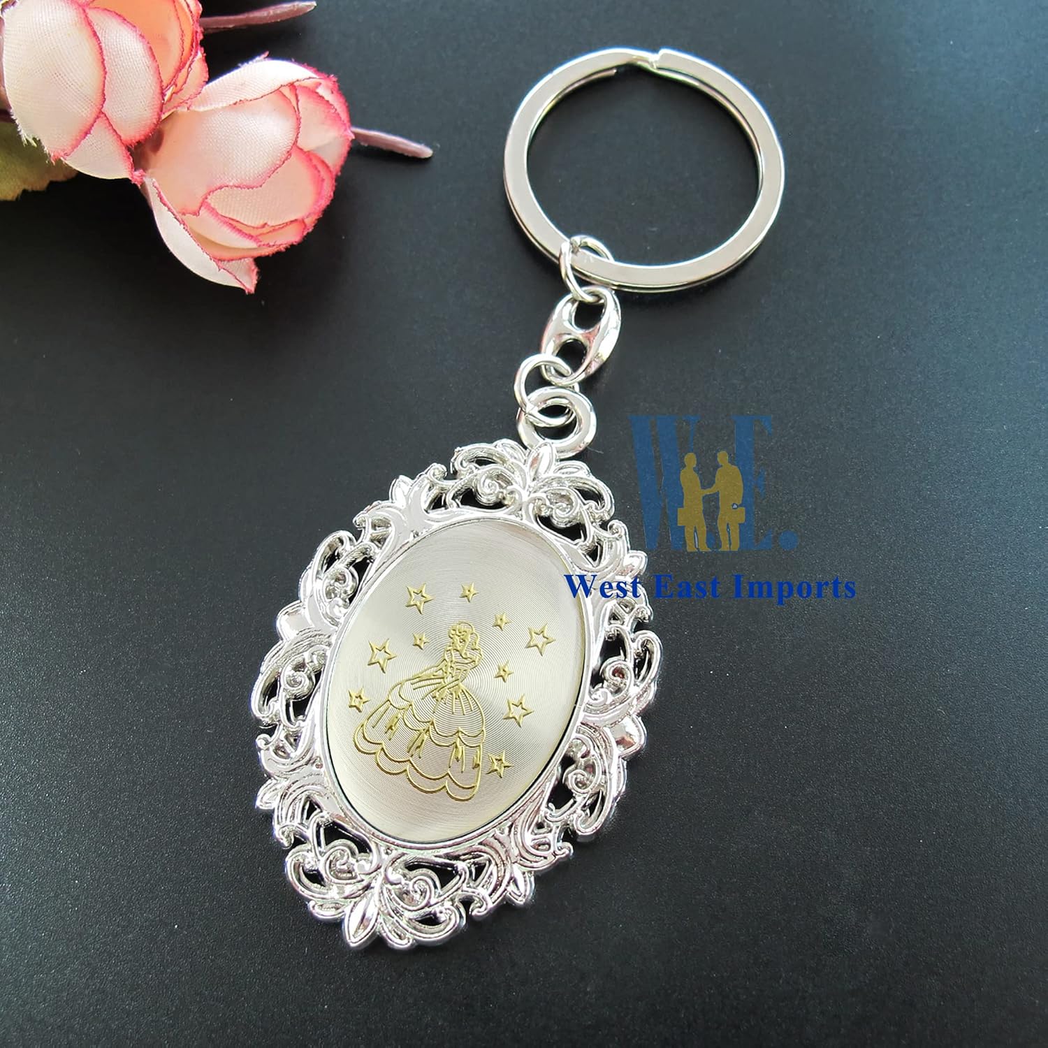 Vineen Personalized Quince Keychain Party Favor 12 PCS