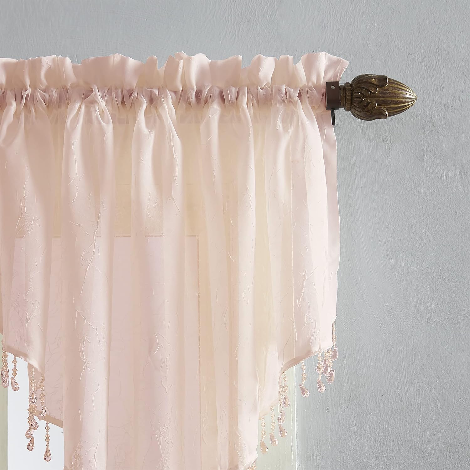 No 918 Erica Crushed Voile 3-Piece Curtain Set