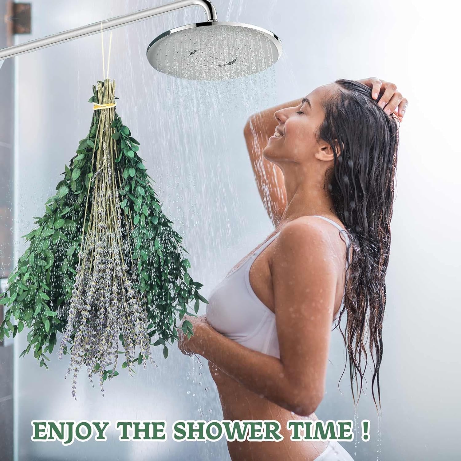 Dried Eucalyptus and Lavender Bundle for Bathroom Decor
