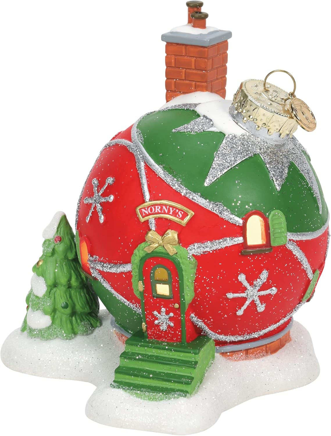 Department 56 North Pole Village Nornys Ornament House Light Building