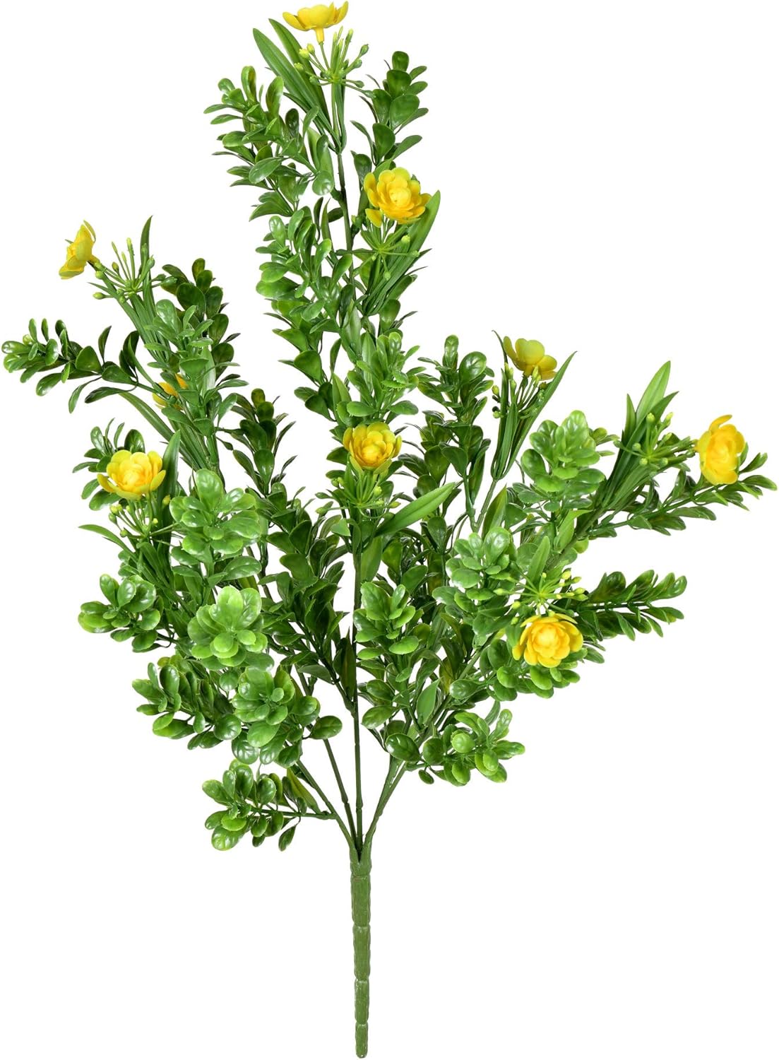 Vickerman Artificial Yellow Flower Rambling Bush 195 Inch Decor