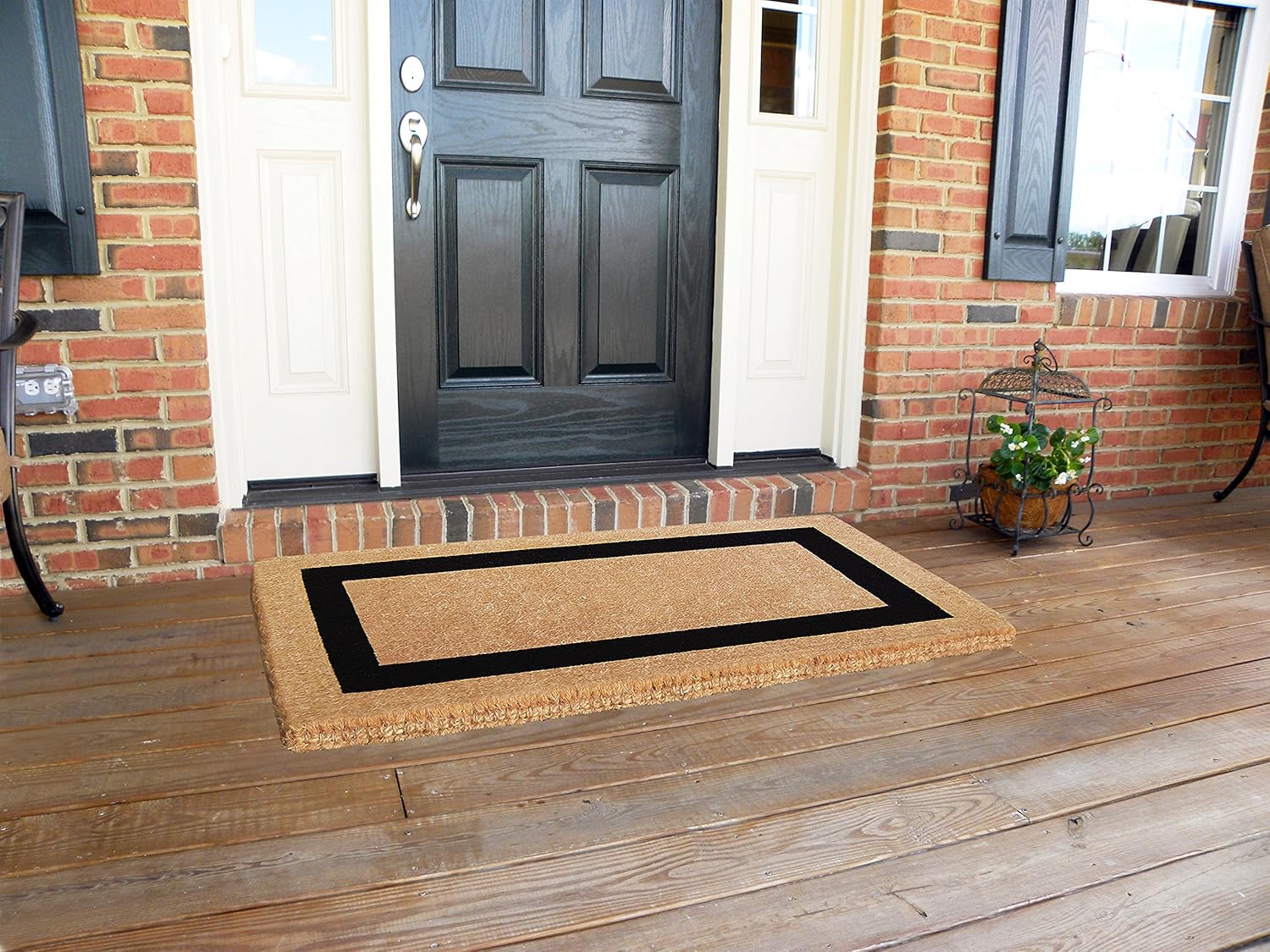 Heavy Duty Coco 24 x 57 Mat Black Single Picture Frame