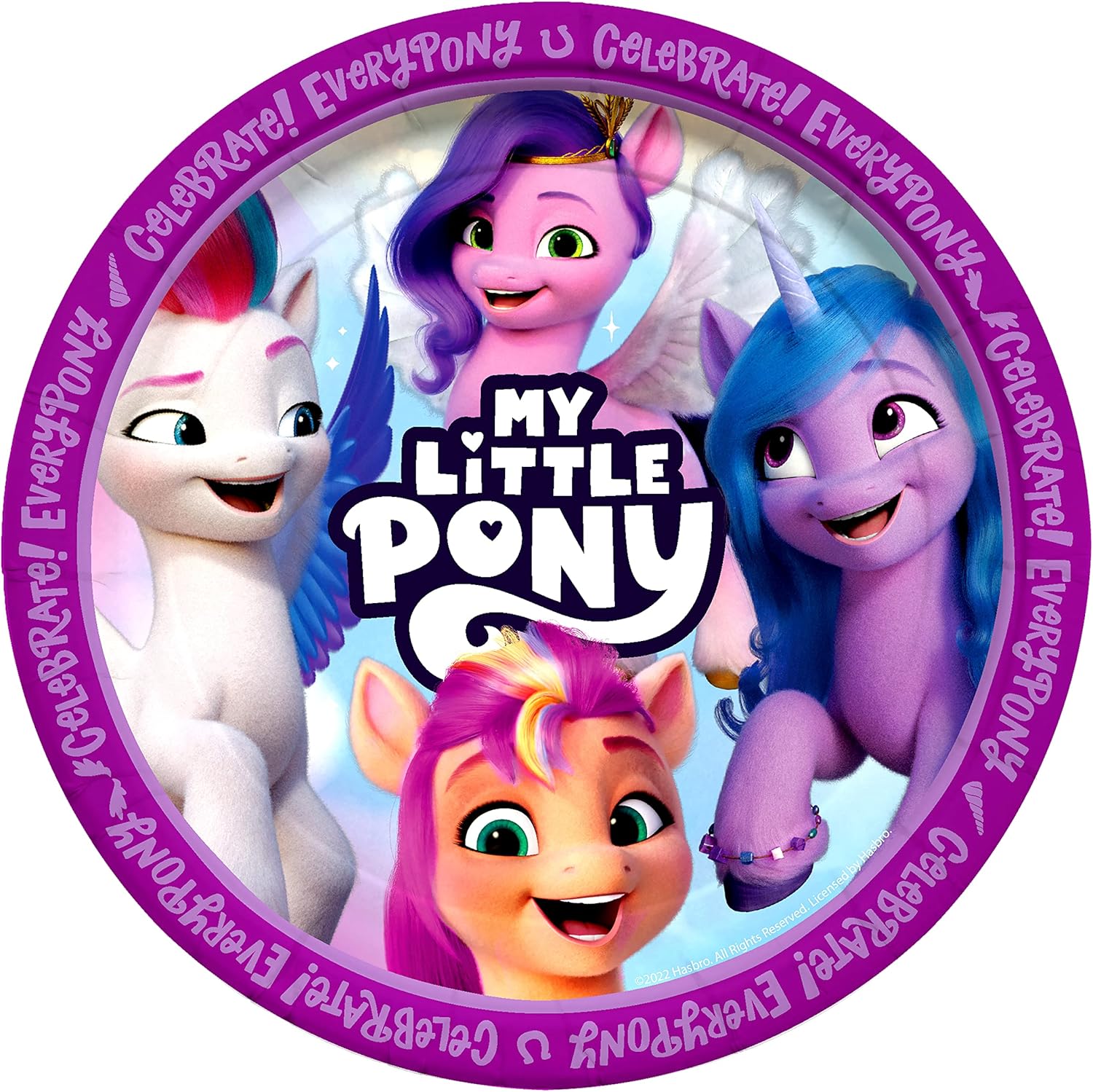 Treasures Gifted My Little Pony Dessert Plates 16ct - 7in