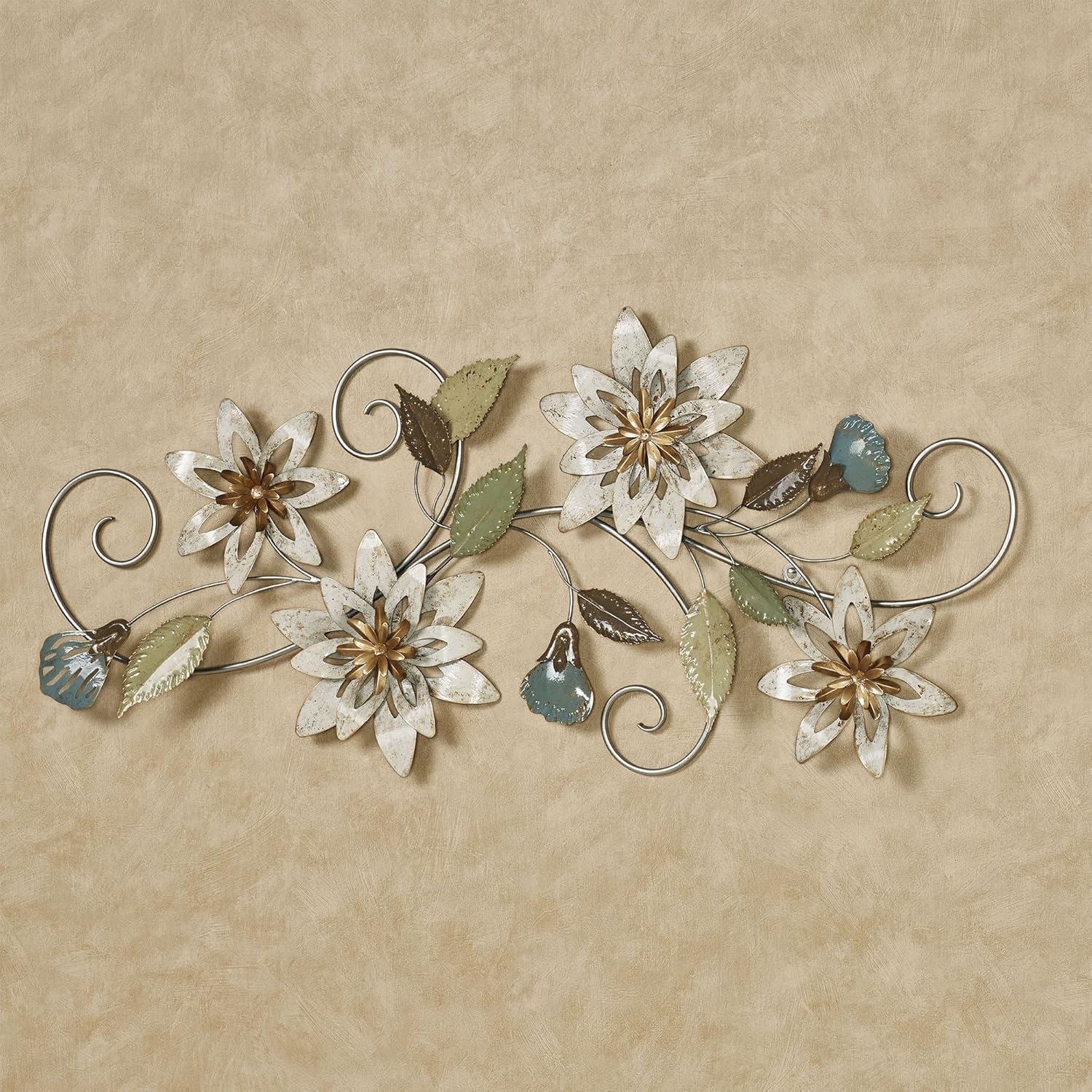 Touch of Class Serene Blooms Wall Art - Metal