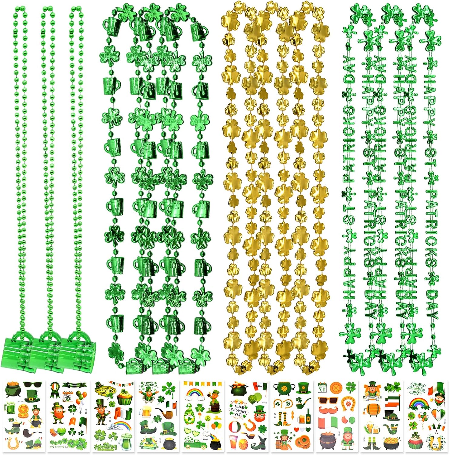 St Patricks Day Party Favors Set 12 Pcs