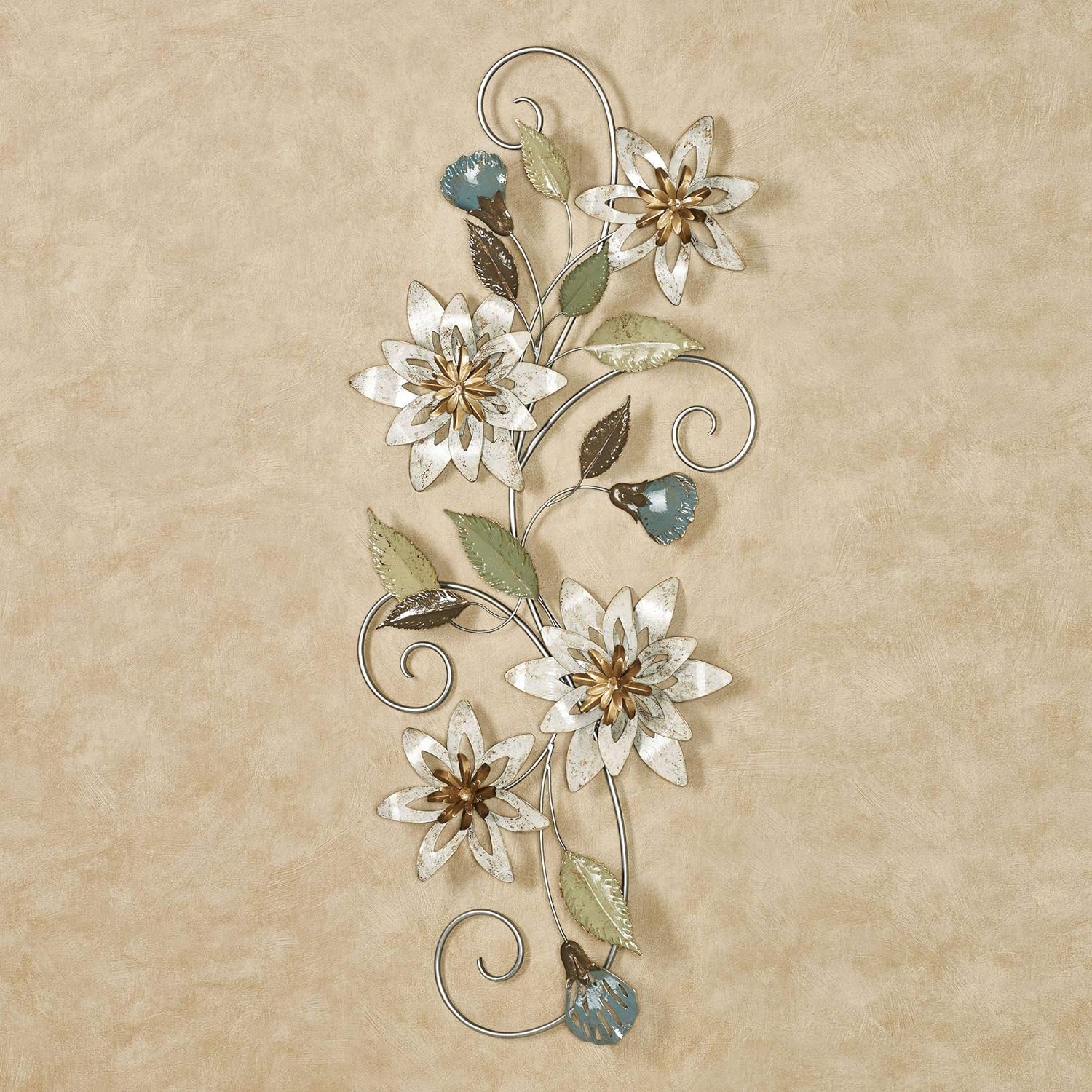 Touch of Class Serene Blooms Wall Art - Metal