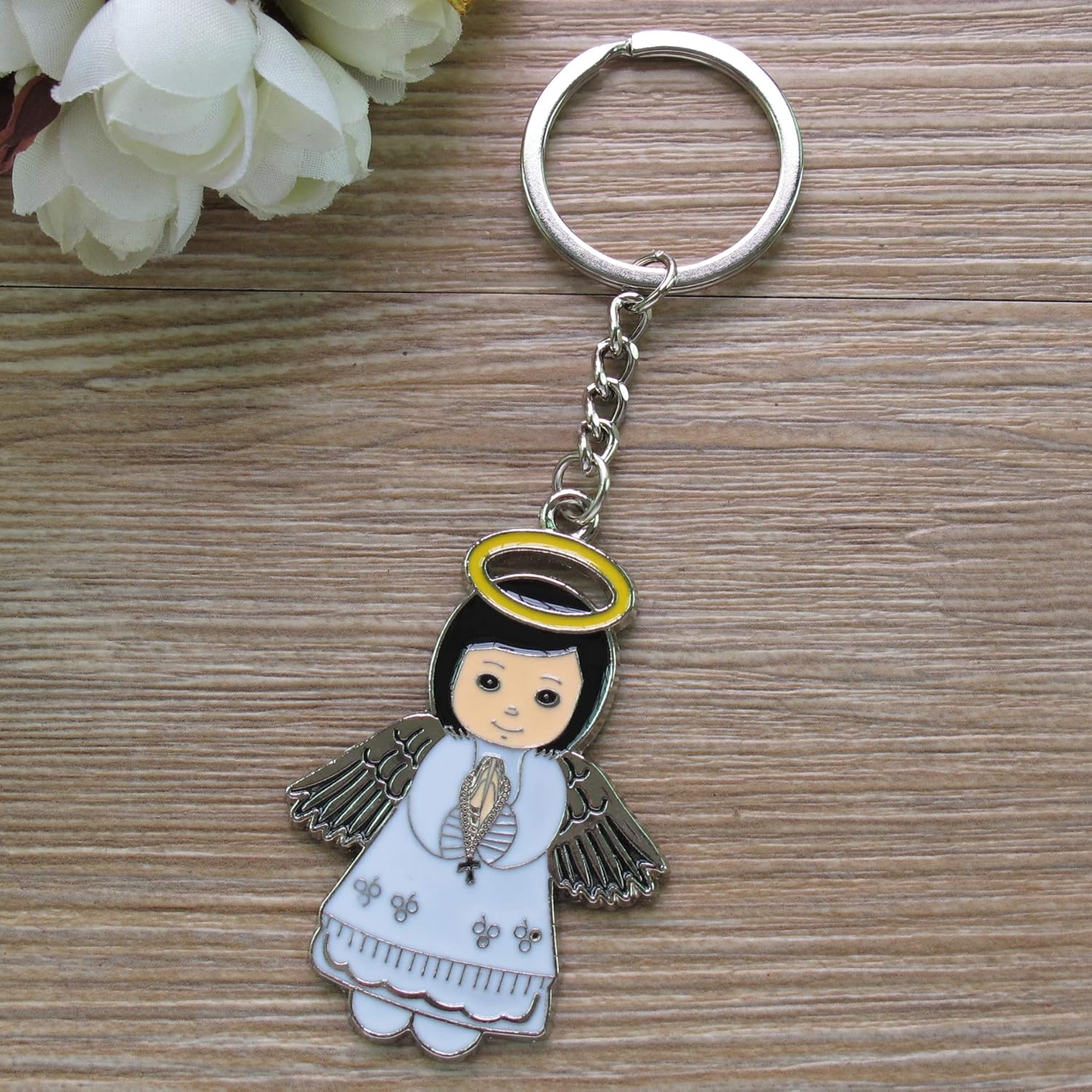 Personalized First Communion Favor Keychain Pack