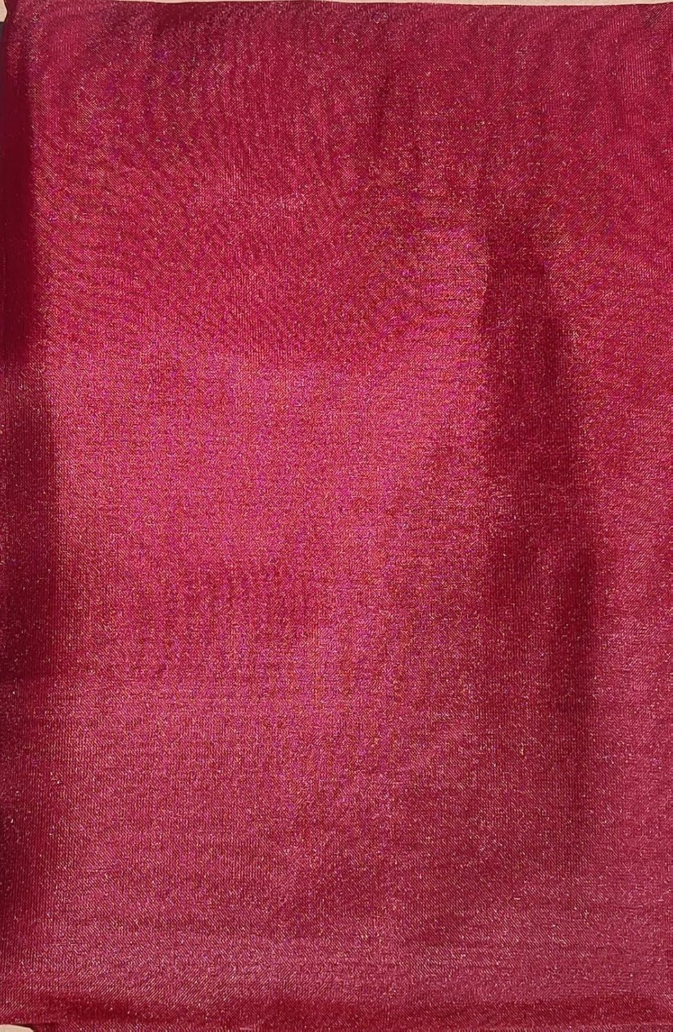 3 Piece Sheer Panel and Scarf Curtain Combo Set Burgundy